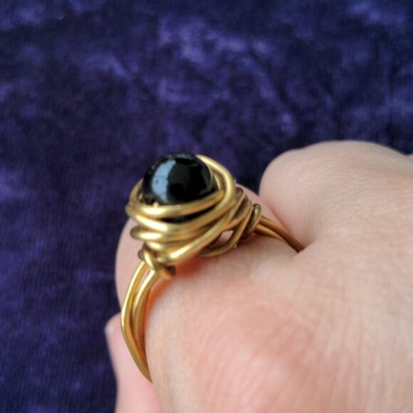 FREE With Purchase Size 8 Handmade Wire Ring Freebie - Picture 6 of 7
